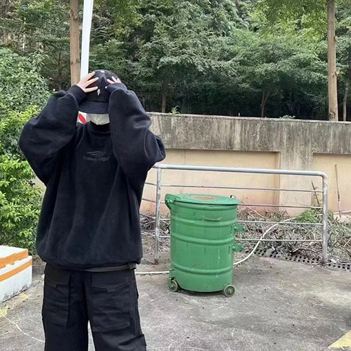 バレンシアガスウェット長袖 Tシャツ トップス BLCGロゴポイント