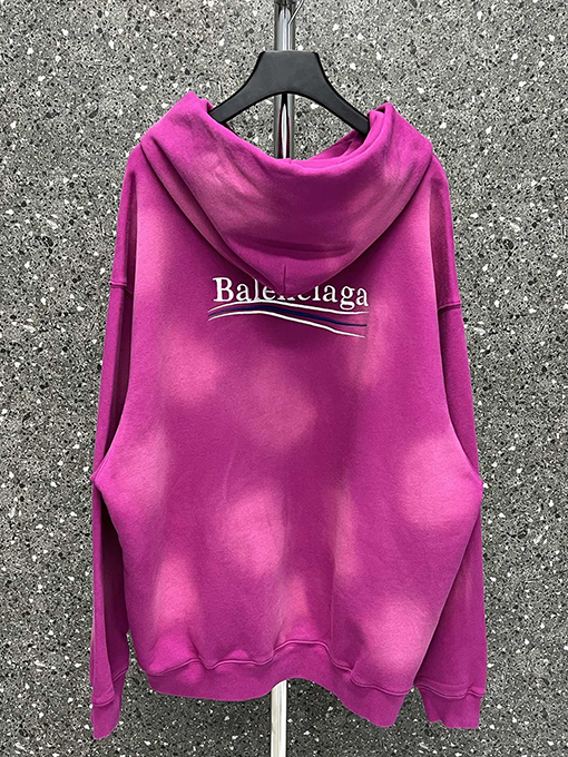 バレンシアガ偽物 フード パーカー コーラBALENCIAGAフード パーカー