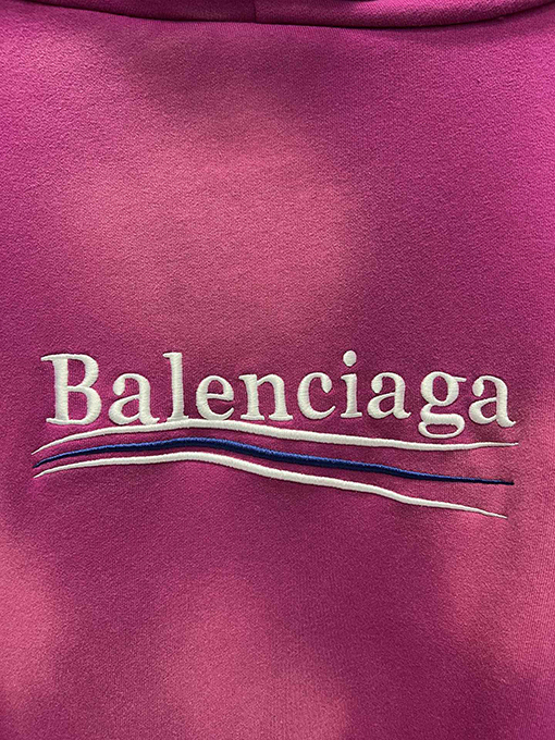 バレンシアガ偽物 フード パーカー コーラBALENCIAGAフード パーカー