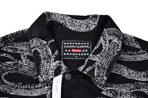 コラボシリーズ　Supreme x HYSTERIC GLAMOURデニムジャケット Gジャン