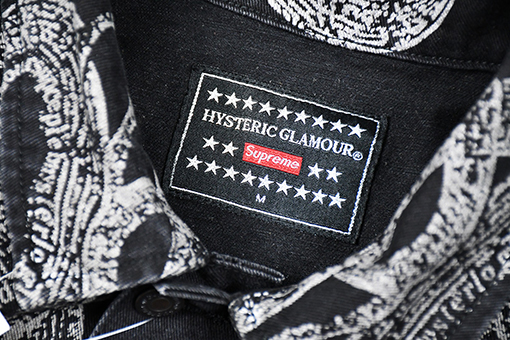 コラボシリーズ　Supreme x HYSTERIC GLAMOURデニムジャケット Gジャン