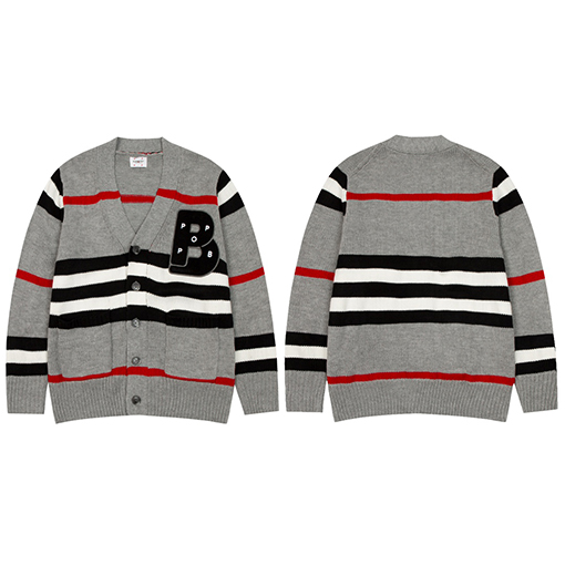 コラボシリーズ Burberry x POP Trading ニットカーディガン