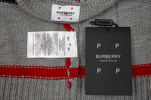 コラボシリーズ Burberry x POP Trading ニットカーディガン