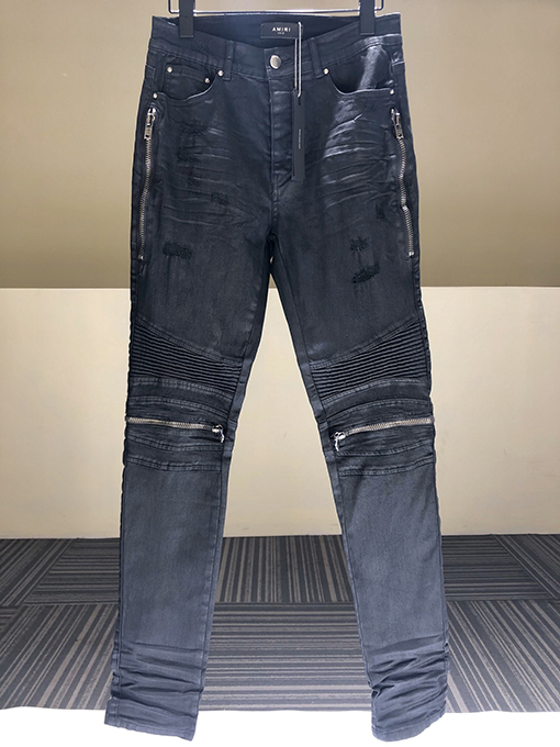 アミリコピー 高品質 デニムパンツ横膝4本AMIRI M8のチャック