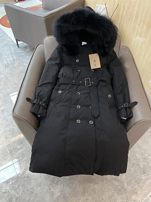 【レディースロングコートの通販】 バーバリー服コピー ダウンストリングロングコート