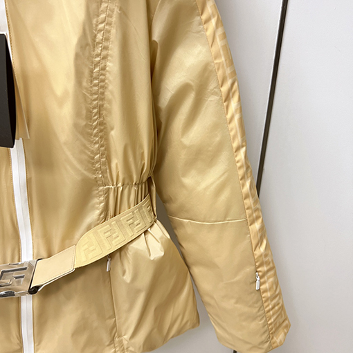 フェンディ服スーパーコピー 22fw新品 ffダブルロゴ イエローカラー