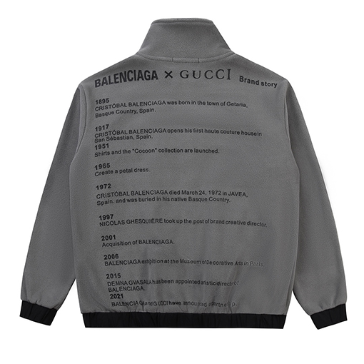 コラボの限定商品 GUCCI  x BALENCIAGA服偽物,胸の前の大きなポケット