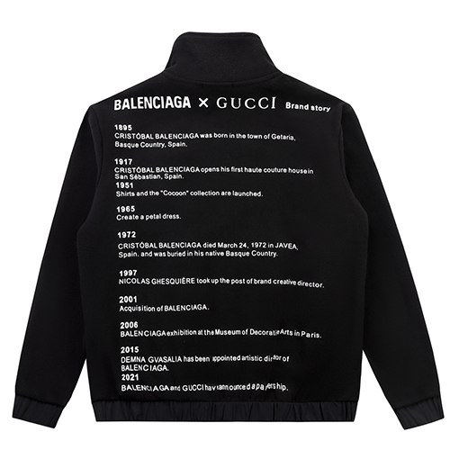 コラボの限定商品 GUCCI  x BALENCIAGA服偽物,胸の前の大きなポケット