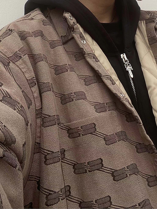 バレンシアガ服スーパーコピー 秋冬 中綿 人気 シャツ BLCG BBロゴ