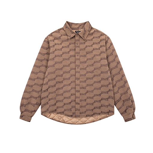 バレンシアガ服スーパーコピー 秋冬 中綿 人気 シャツ BLCG BBロゴ