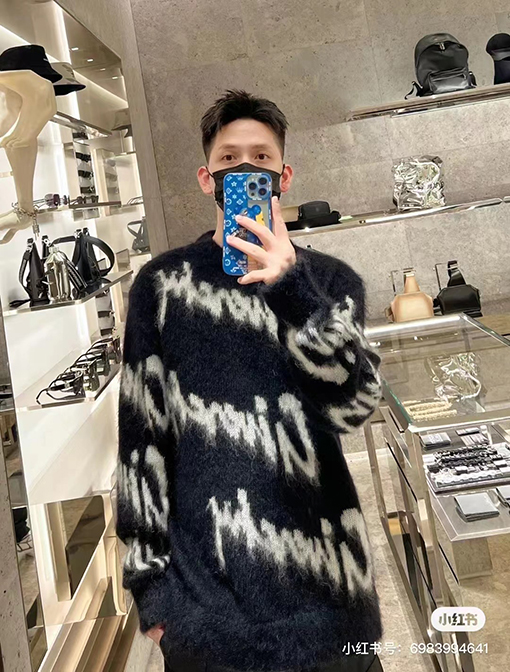 ジバンシイスーパーコピーニット& セーターモヘアGIVENCHYロゴ