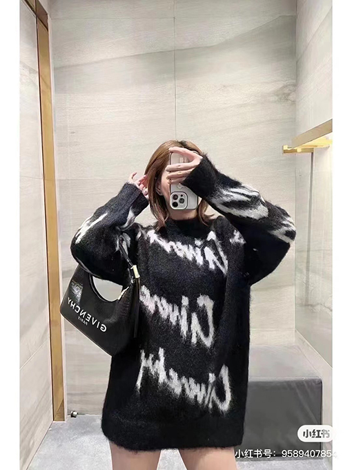 ジバンシイスーパーコピーニット& セーターモヘアGIVENCHYロゴ
