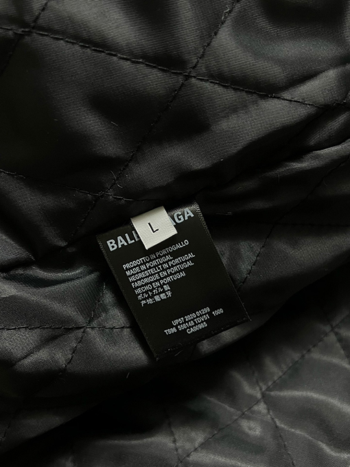 バレンシアガ服偽物フリースジャケットアウターBalenciagaロゴ