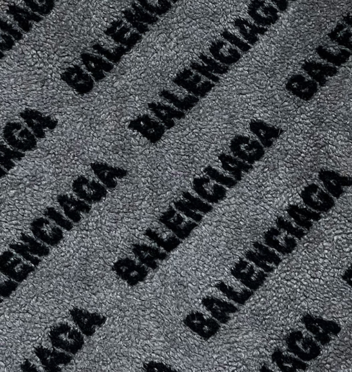 バレンシアガ服偽物フリースジャケットアウターBalenciagaロゴ