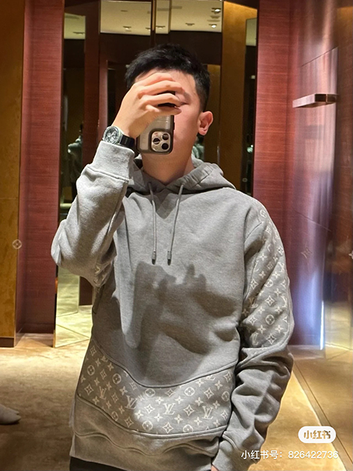 ルイヴィトン服コピーフード パーカーMonogramプリント パーカー