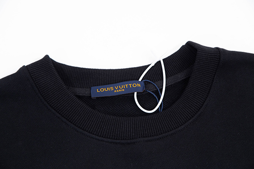 ルイヴィトン偽物 スウェットTシャツ   前後レタリングプリント
