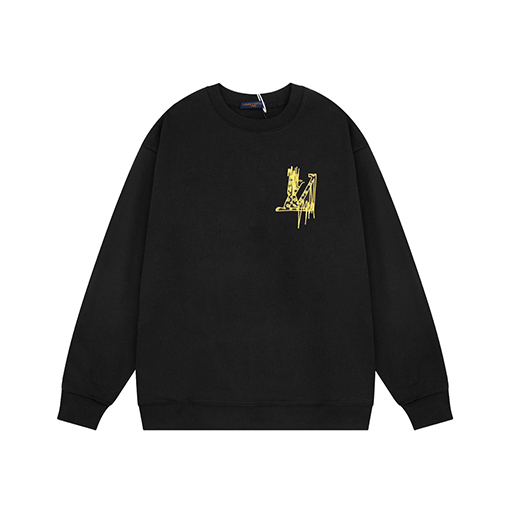 ルイヴィトン服コピー スウェットTシャツ 前後レタリングプリント