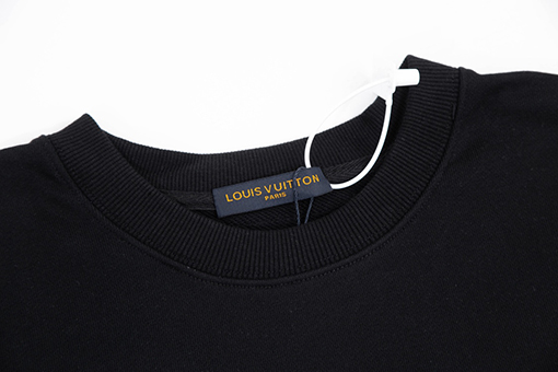ルイヴィトン服コピー スウェットTシャツ 前後レタリングプリント