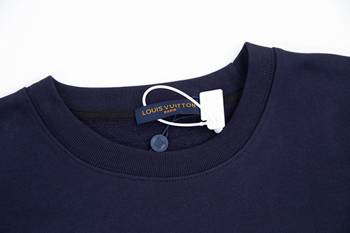 ルイヴィトン服コピー スウェットTシャツ 前後レタリングプリント