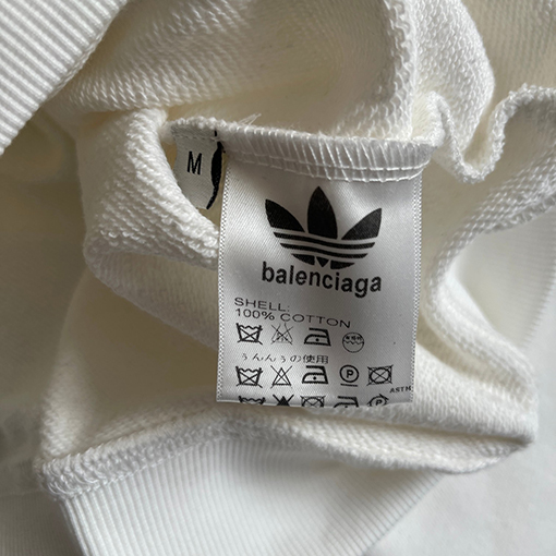 バレンシアガ  x アディダス スウェットTシャツ  コラボの限定商品  オーバーサイズ