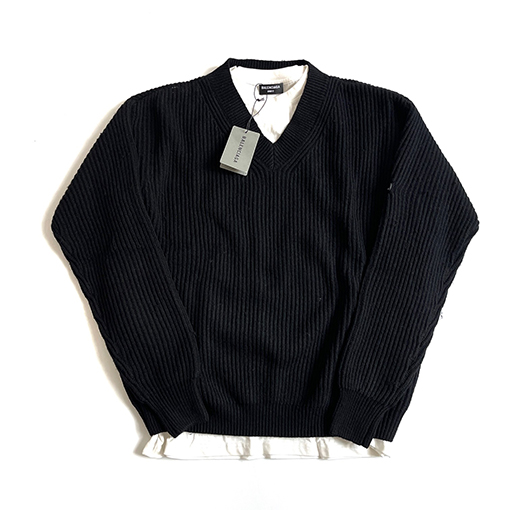 バレンシアガ服スーパーコピーニット& セーター  袖BALENCIAGAマーク