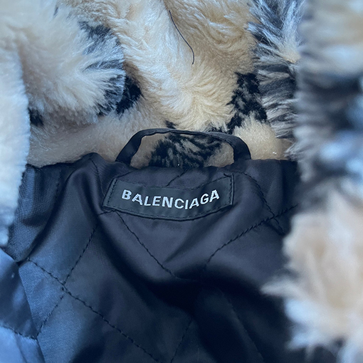 バレンシアガ服コピー 秋冬 中綿 フリースジャケットアウター BALENCIAGAロゴ