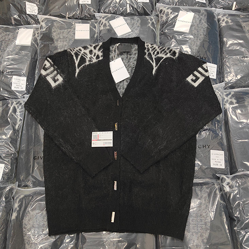 ジバンシイ服コピーニットカーディガン GIVENCHYロゴ