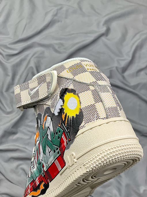 ルイヴィトンシューズ コピー LVモノグラム   LV x Nike Air Force1スーパーコピー