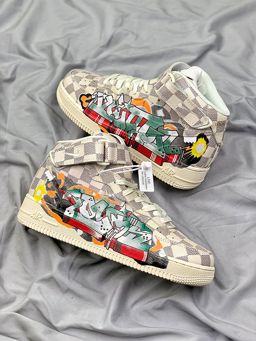 ルイヴィトンシューズ コピー LVモノグラム   LV x Nike Air Force1スーパーコピー