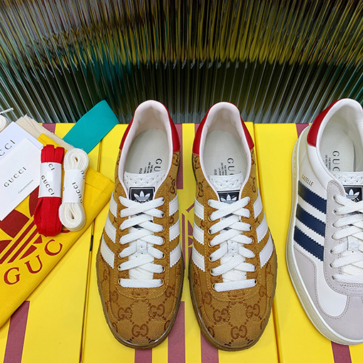 復古系 アディダス×グッチコラボレーション ガゼルスニーカースーパーコピー   Gazelle　10カラー