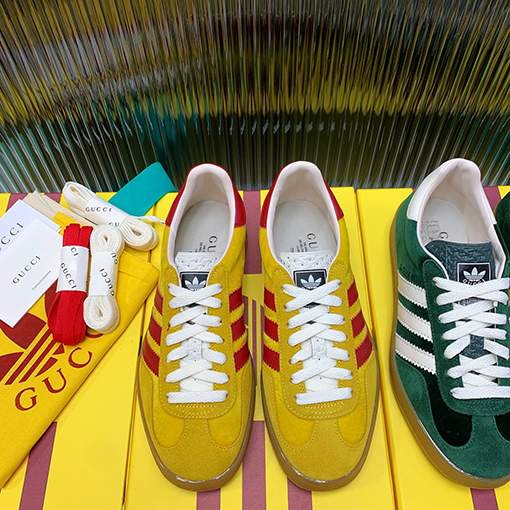 復古系 アディダス×グッチコラボレーション ガゼルスニーカースーパーコピー   Gazelle　10カラー