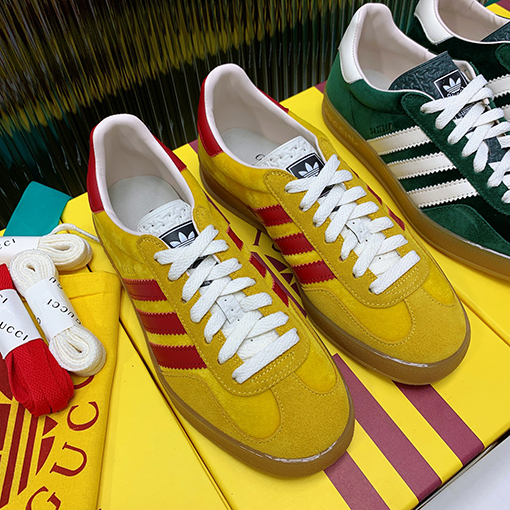 復古系 アディダス×グッチコラボレーション ガゼルスニーカースーパーコピー   Gazelle　10カラー
