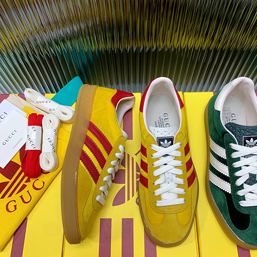 復古系 アディダス×グッチコラボレーション ガゼルスニーカースーパーコピー   Gazelle　10カラー