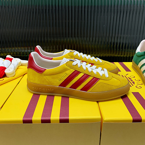 復古系 アディダス×グッチコラボレーション ガゼルスニーカースーパーコピー   Gazelle　10カラー