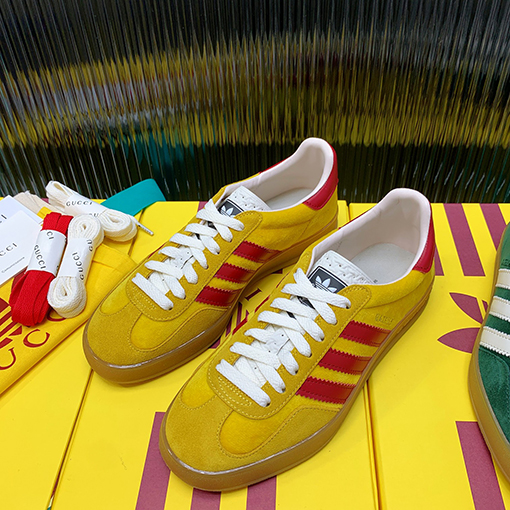 復古系 アディダス×グッチコラボレーション ガゼルスニーカースーパーコピー   Gazelle　10カラー