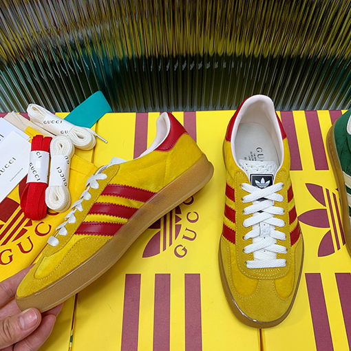 復古系 アディダス×グッチコラボレーション ガゼルスニーカースーパーコピー   Gazelle　10カラー