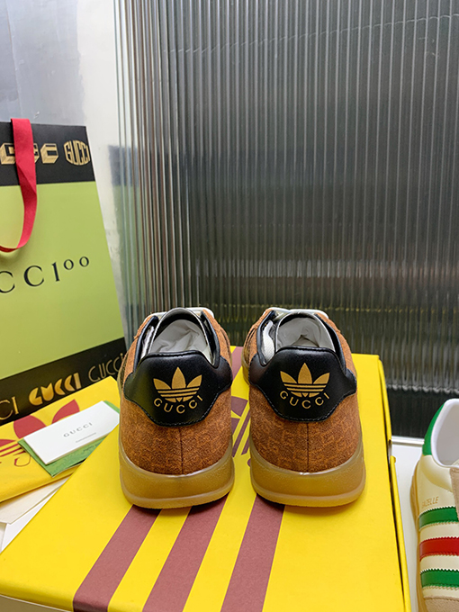復古系 アディダス×グッチコラボレーション ガゼルスニーカースーパーコピー   Gazelle　3カラー