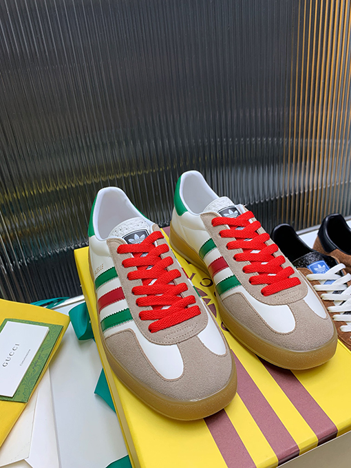 復古系 アディダス×グッチコラボレーション ガゼルスニーカースーパーコピー   Gazelle　3カラー