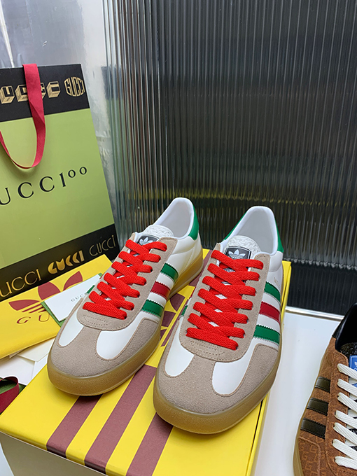 復古系 アディダス×グッチコラボレーション ガゼルスニーカースーパーコピー   Gazelle　3カラー