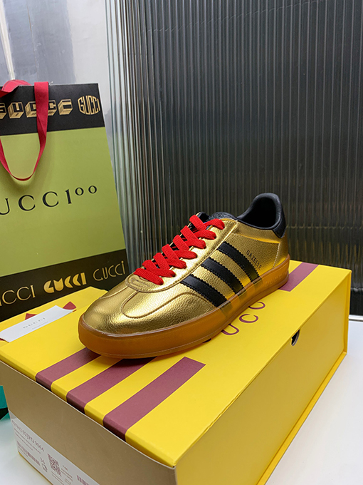 復古系 アディダス×グッチコラボレーション ガゼルスニーカースーパーコピー   Gazelle　3カラー