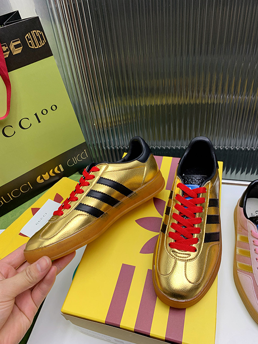 復古系 アディダス×グッチコラボレーション ガゼルスニーカースーパーコピー   Gazelle　3カラー