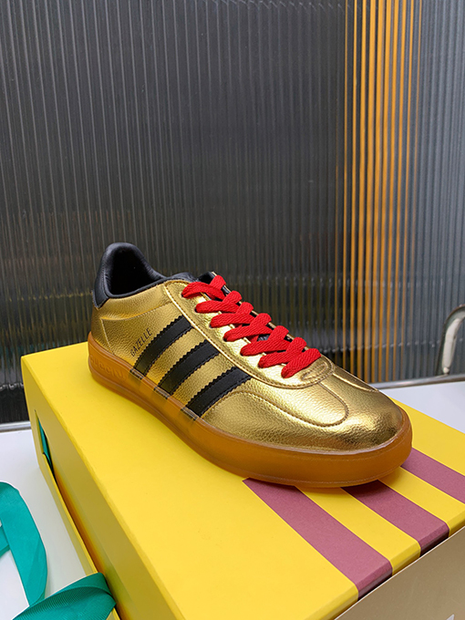 復古系 アディダス×グッチコラボレーション ガゼルスニーカースーパーコピー   Gazelle　3カラー