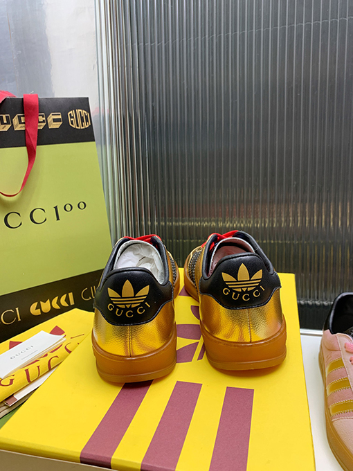 復古系 アディダス×グッチコラボレーション ガゼルスニーカースーパーコピー   Gazelle　3カラー