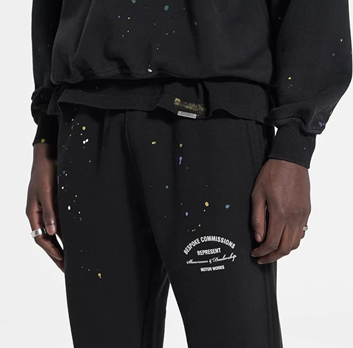 REPRESENT服スーパーコピー メンズ  インクストリング スウェットパンツ  フ