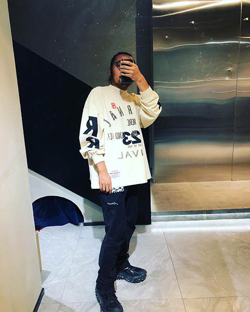 コラボ フィアオブゴッド x アルアルアル123 長袖 Tシャツ ロンT