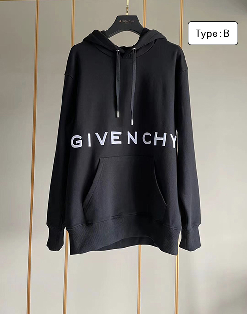 ジバンシイ服スーパーコピー GIVENCHY刺繍ロゴ フード パーカー