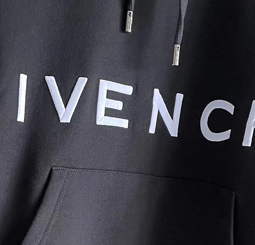 ジバンシイ服スーパーコピー GIVENCHY刺繍ロゴ フード パーカー