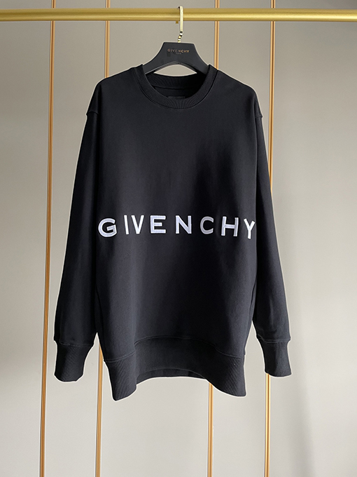 ジバンシイ服スーパーコピー GIVENCHY刺繍ロゴ スウェットTシャツ
