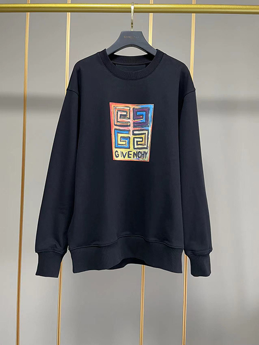 ジバンシイ服スーパーコピー GIVENCHY刺繍ロゴ スウェットTシャツ