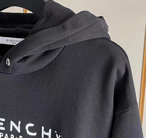 ジバンシイ服スーパーコピー GIVENCHY刺繍ロゴ フード パーカー